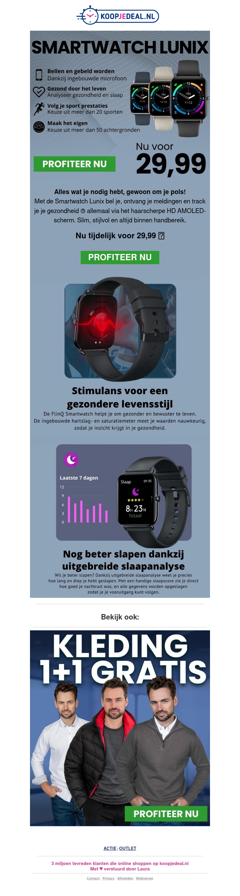 Smartwatch Lunix Tijdelijk 29,99 π€― Smartwatch Lunix Tijdelijk 29,99 π€―