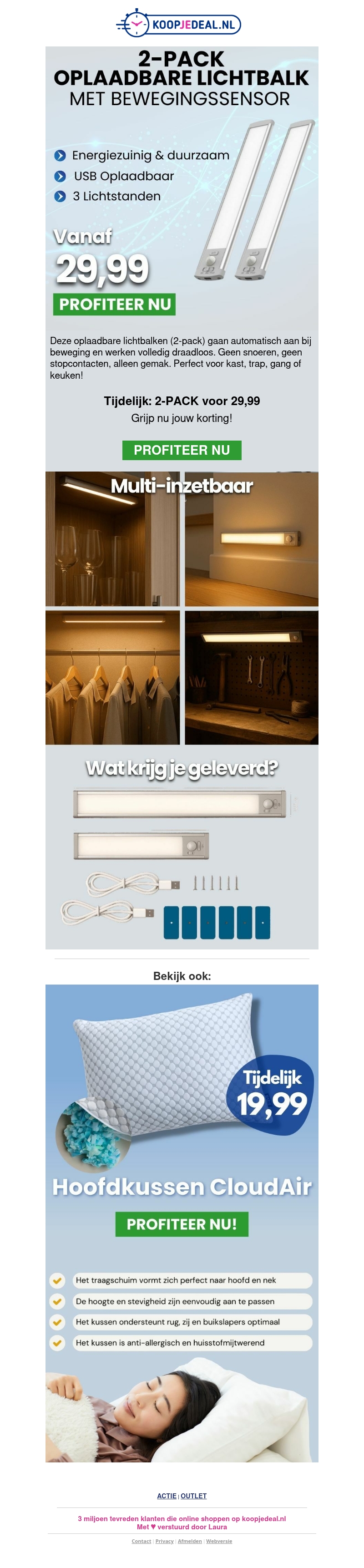 2 Lichtbalken met Sensor nu 29,99 ๐ 2 Lichtbalken met Sensor nu 29,99 ๐