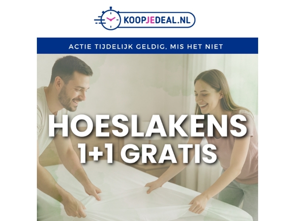 2 Hoeslakens vanaf 12,99 🤑 OP=OP