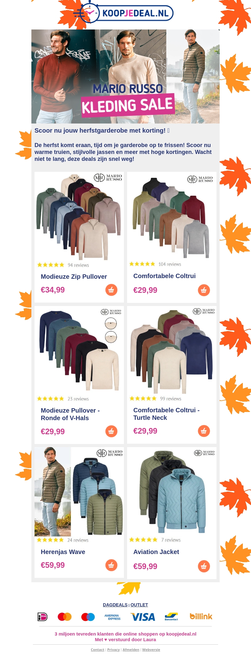 Herfstmode voor minder π Shop nu! Herfstmode voor minder π Shop nu!