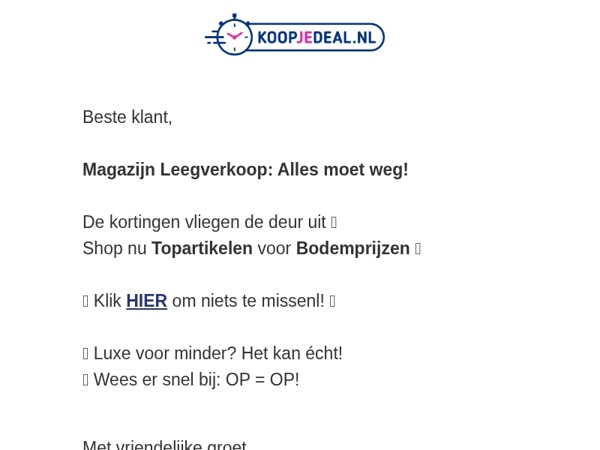 Informatie over je bestelling...
