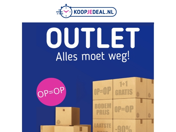 Outlet = Aangevuld met Nieuwe Deals 🚨