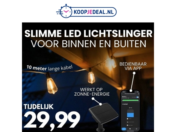 LED Lichtslinger op Zonne-Energie ☀️