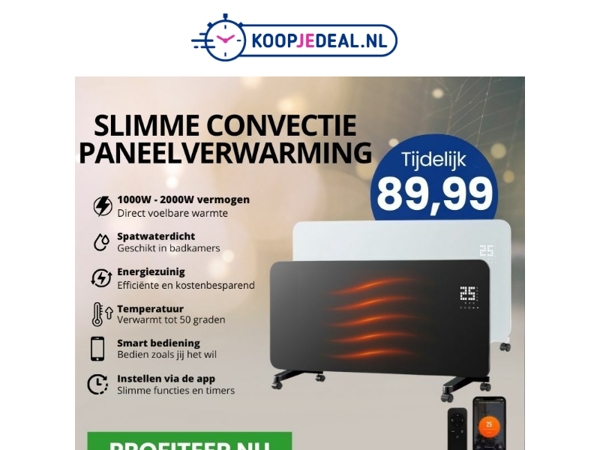 Verwarmen zonder Hoge Rekening?