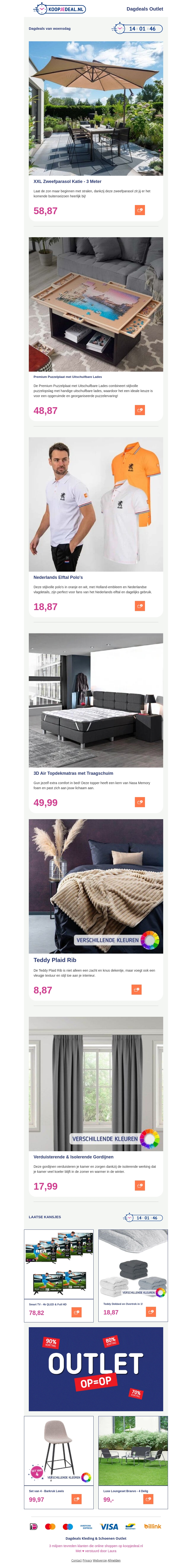 LET OP: Aanbieding verloopt bijna! LET OP: Aanbieding verloopt bijna!