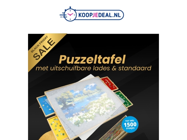 Verstelbare Puzzeltafel nu 54,99 🧩​