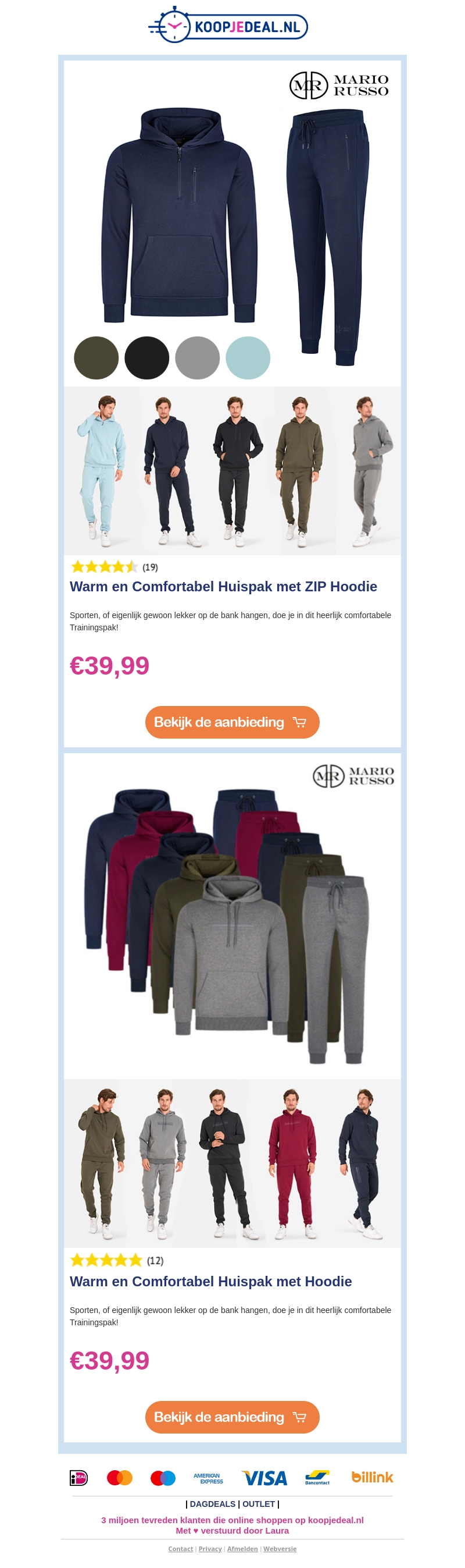 MEGA SALE: Huispakken voor €39,99 🤯 MEGA SALE: Huispakken voor €39,99 🤯