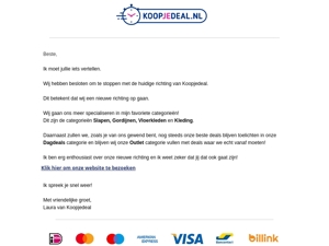 Mijn nieuwe richting