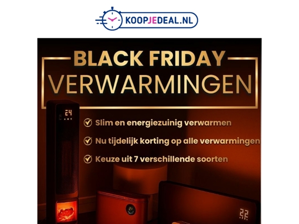 Verwarmingen & Kachels vanaf 59,99 🔥
