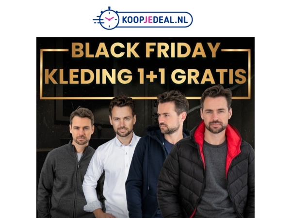 Laatste Kans: Kleding 1+1 GRATIS 🛍️
