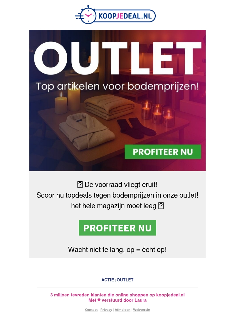 RE: Heb ik de Outlet gemist? RE: Heb ik de Outlet gemist?