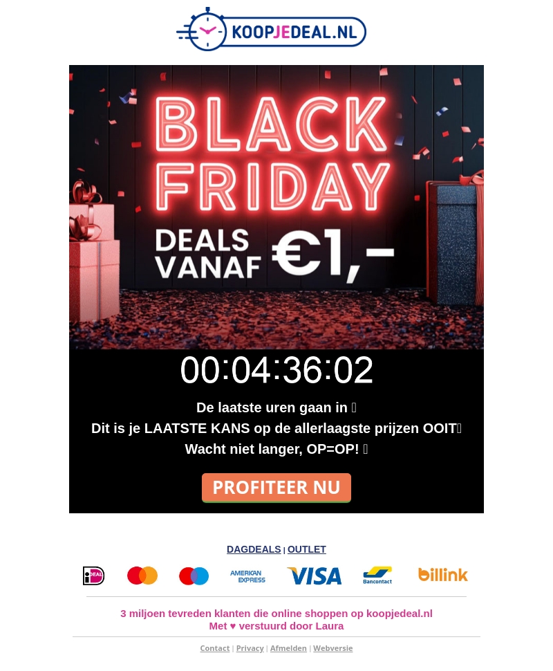 Oeps... vergeten? Oeps... vergeten?