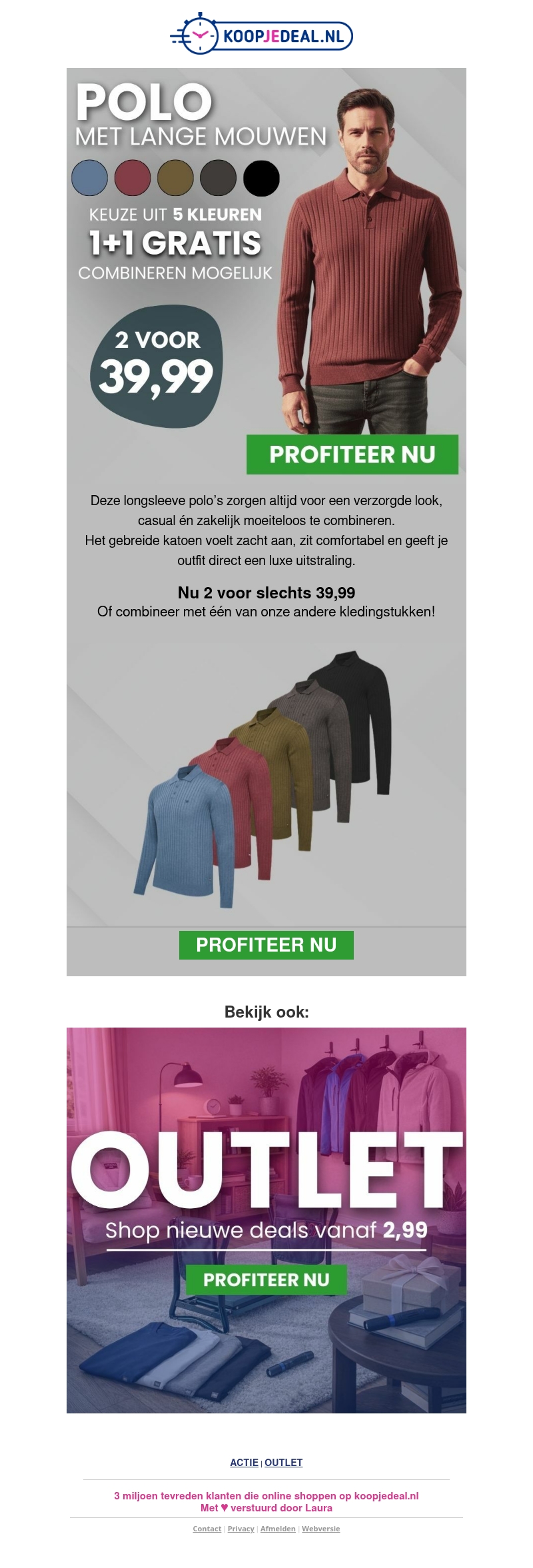 2 Polo's met Lange mouwen nu 39,99 ποΈ 2 Polo's met Lange mouwen nu 39,99 ποΈ