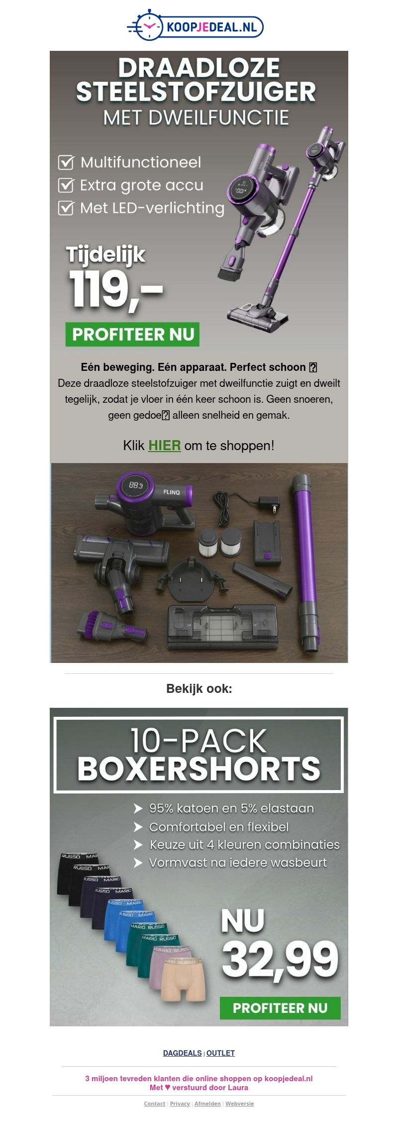 2-in-1 Steelstofzuiger Tijdelijk €119🧹 2-in-1 Steelstofzuiger Tijdelijk €119🧹