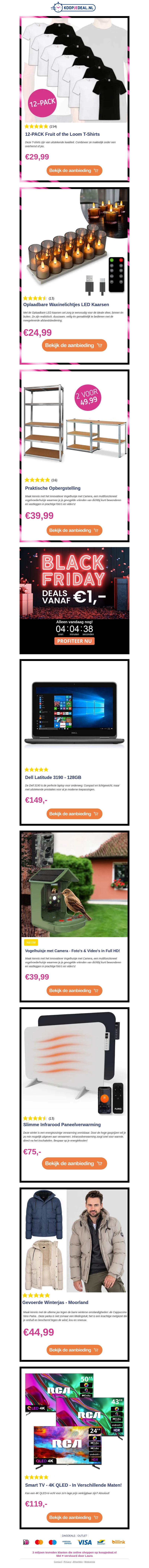 Profiteer alléén nu van de dagdeals ⏰ Profiteer alléén nu van de dagdeals ⏰