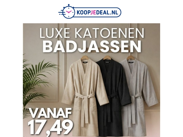 Luxe Badjassen Extra Goedkoop!