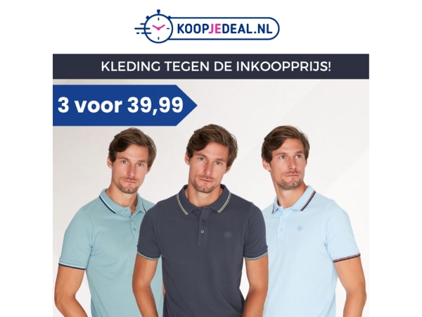 RE: 3 Polo's voor €39,99 🤑 Mis het niet!