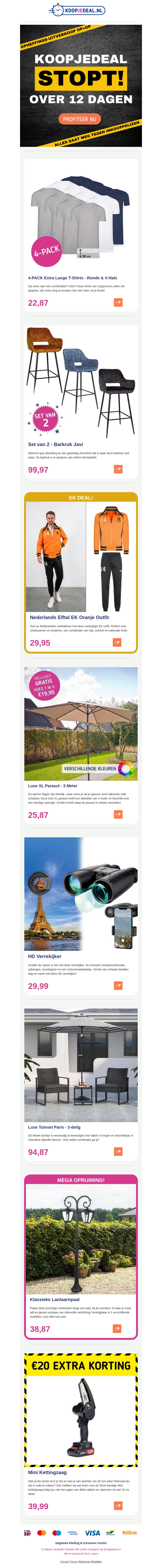 Top artikelen tegen inkoopprijzen! Top artikelen tegen inkoopprijzen!