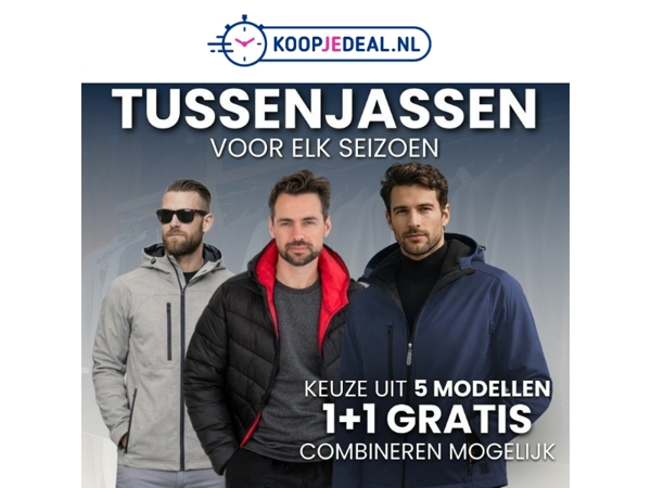 Pak nu 2 jassen voor de prijs van 1 🧥