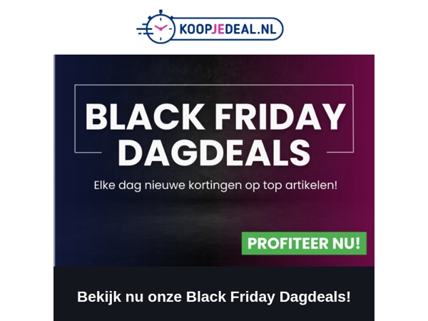 RE: Heb ik de Dagdeals gemist?