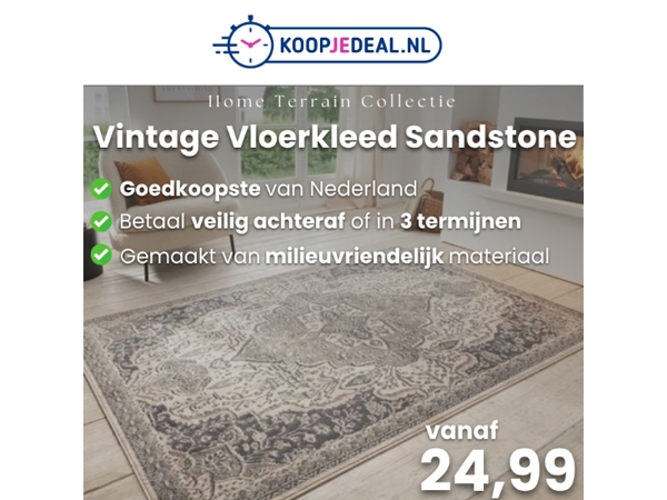 Nieuw: Vloerkleed Sandstone 💫
