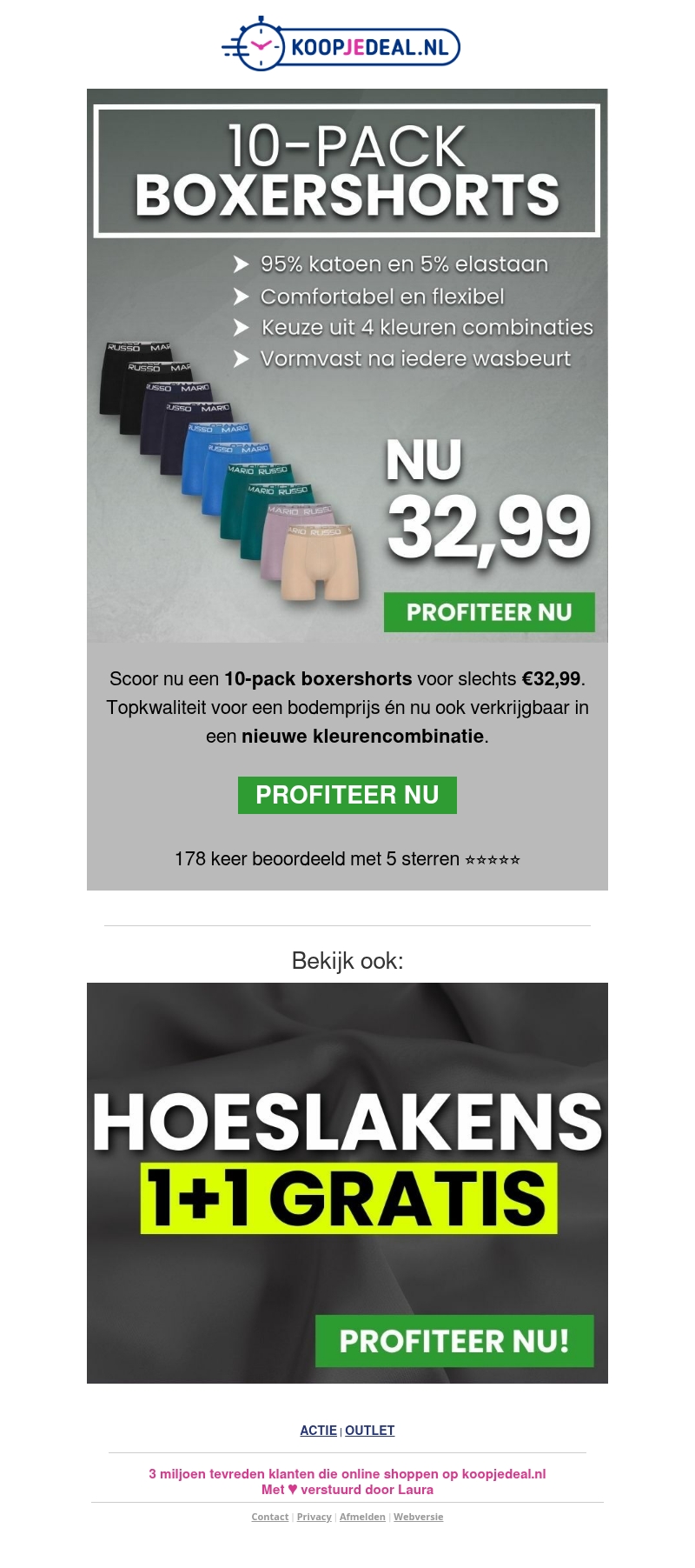10-PACK Boxershorts voor 32,99❗ 10-PACK Boxershorts voor 32,99❗
