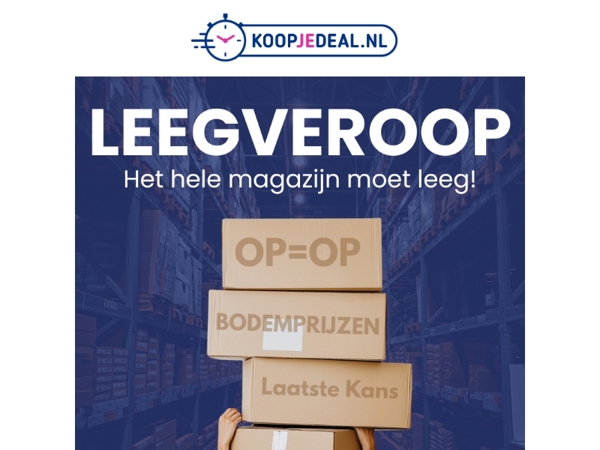 Laagste Outlet Prijzen Ooit!