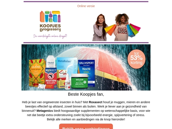 Vrolijk jezelf op in dit grauwe herfstweer met onze deals!