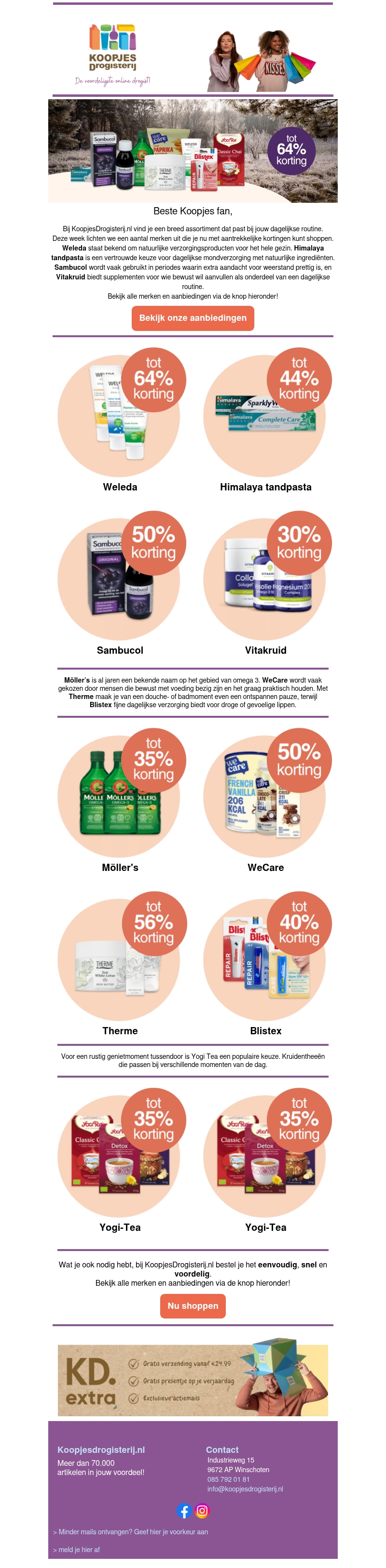 Weleda, vitakruid & meer — deze week extra scherp geprijsd! Weleda, vitakruid & meer — deze week extra scherp geprijsd!