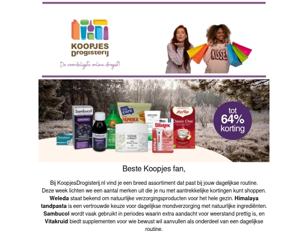 Weleda, vitakruid & meer — deze week extra scherp geprijsd!