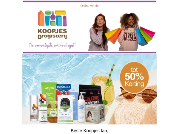 Korting op XXL Nutrition, Weleda, Royal Green en meer toppers!
