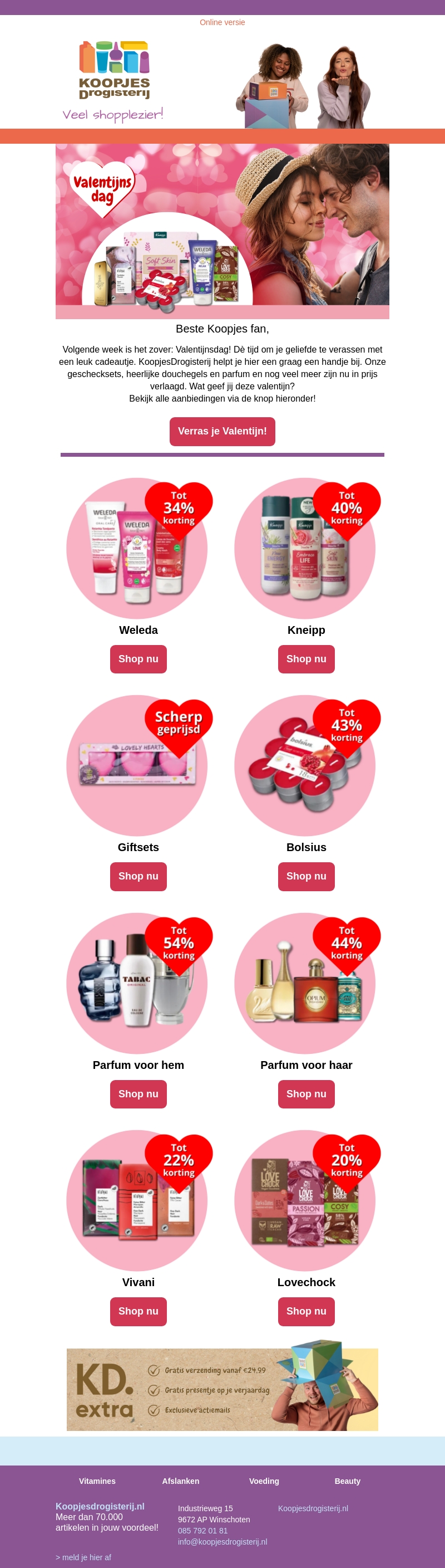 Volgende week is het Valentijnsdag! Volgende week is het Valentijnsdag!