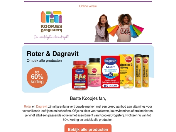 Roter en Dagravit nu extra scherp geprijsd! | KoopjesDrogisterij.nl