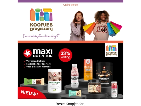 Exclusief bij KoopjesDrogisterij: dit wil je niet missen 🤩