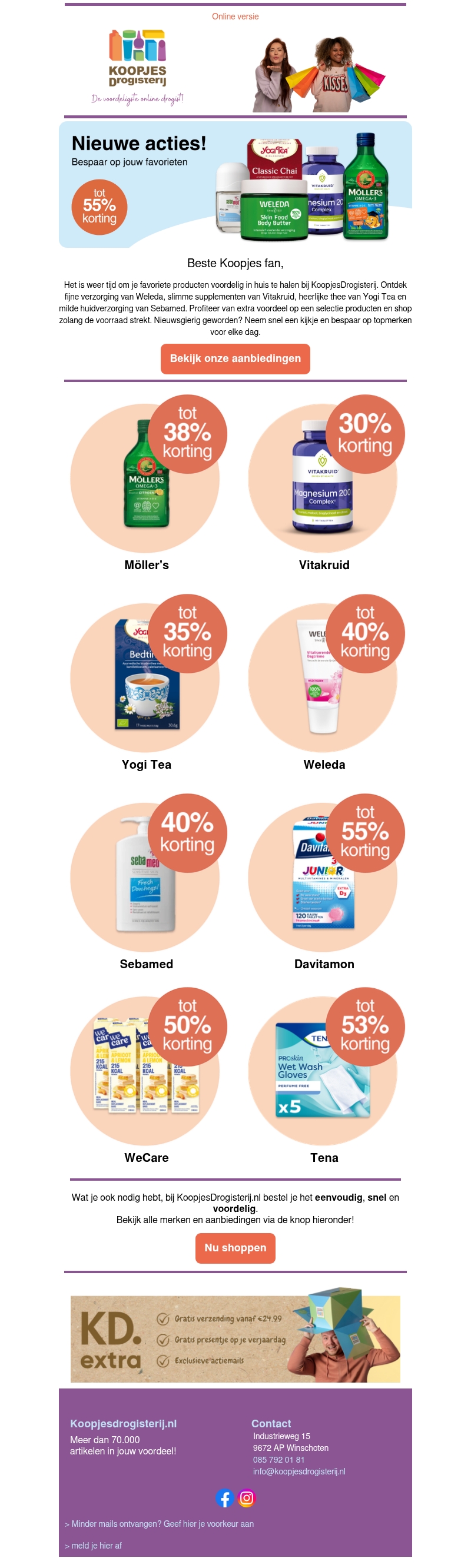 π Nieuwe acties die je niet wilt missen! | KoopjesDrogisterij.nl π Nieuwe acties die je niet wilt missen! | KoopjesDrogisterij.nl