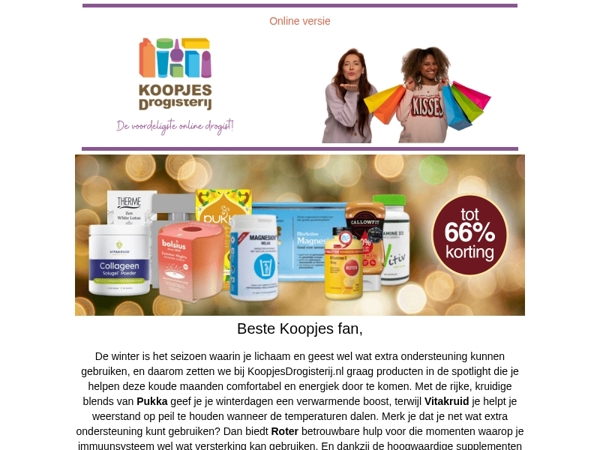 Alles voor een gezellig kerstdiner: kortingen op Pukka, Bolsius en Callowfit!