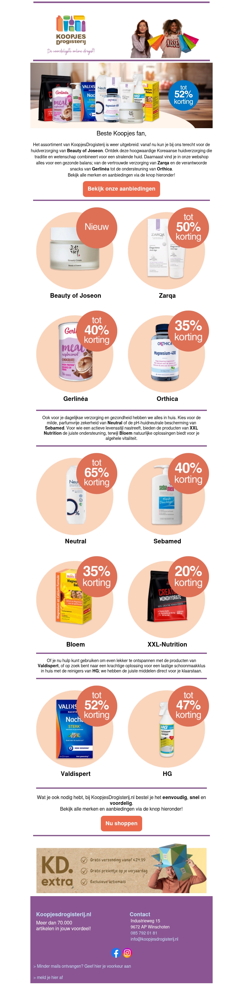 Nieuw: Beauty of Joseon + scherpe deals op o.a. HG en XXL Nutrition Nieuw: Beauty of Joseon + scherpe deals op o.a. HG en XXL Nutrition