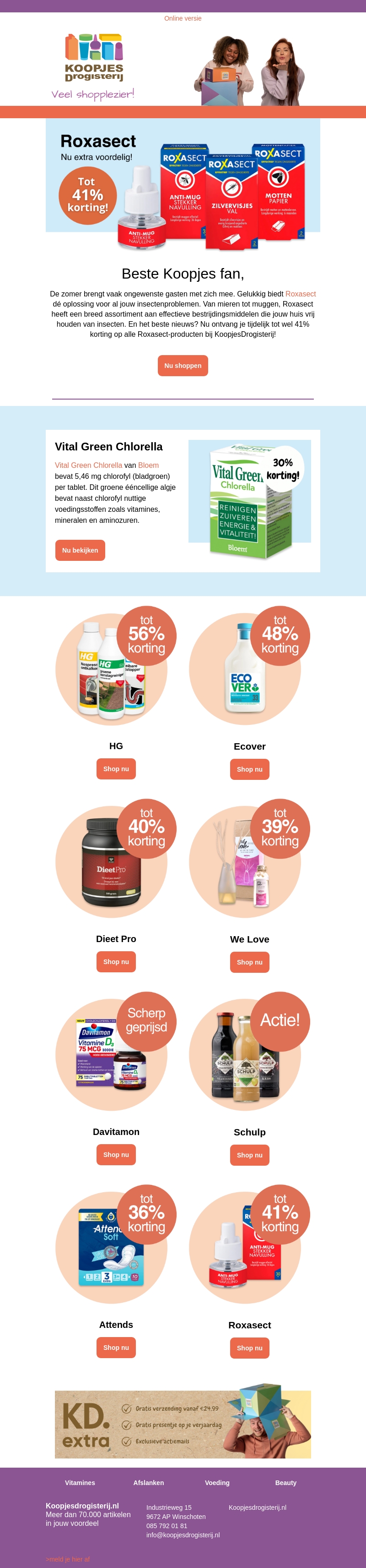 Korting op alles van HG, Ecover, Schulp en Davitamon! | KoopjesDrogisterij Korting op alles van HG, Ecover, Schulp en Davitamon! | KoopjesDrogisterij