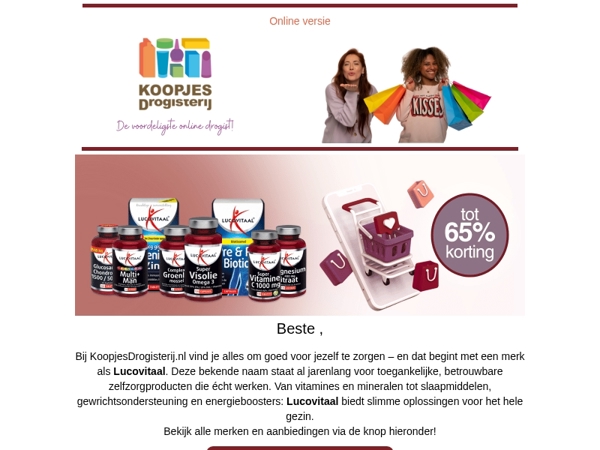 Deze week in de spotlight: Lucovitaal!