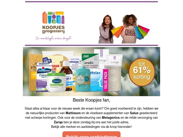 ouw zondagse extraatje: Fris en vitaal de nieuwe week in!