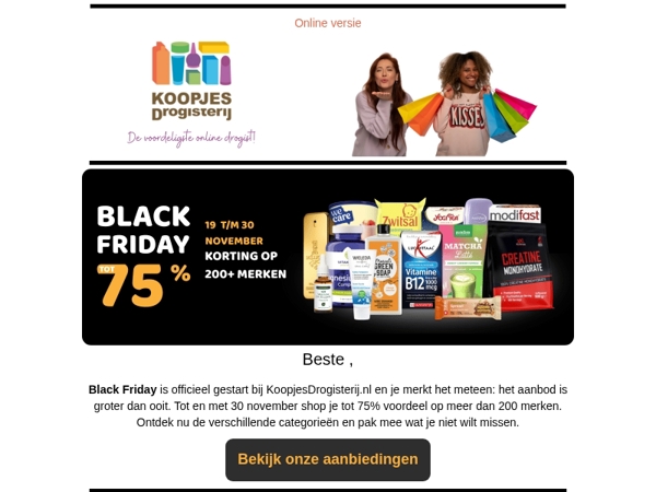🤩 Black Friday alert: Ontdek de beste deals van het jaar!