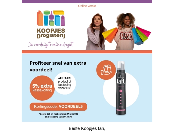 🎁 Ontdek snel jouw kortingscode en profiteer van extra korting op je bestelling!