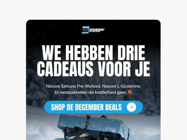 Pak je decemberdeals uit! 🎁