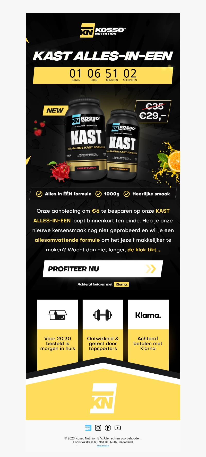 Laatste Kans: Pak €6 Korting op KAST Laatste Kans: Pak €6 Korting op KAST