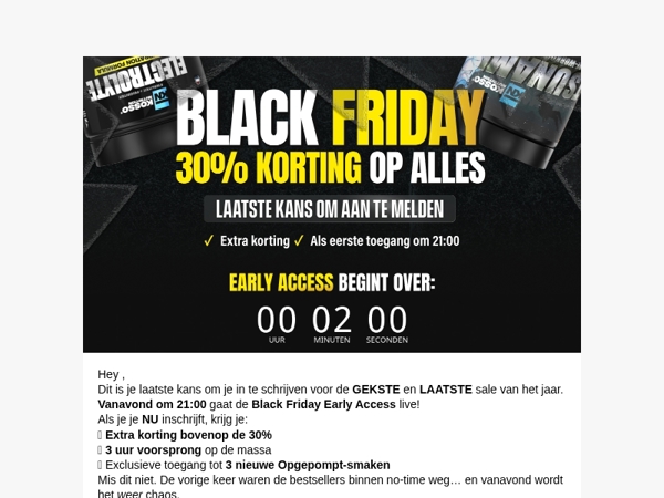 Early Access gaat LIVE om 21:00!