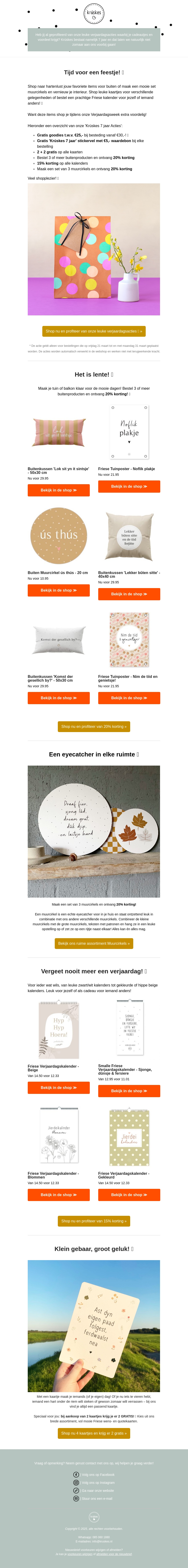 Feest bij Krúskes 🎊 Feest bij Krúskes 🎊