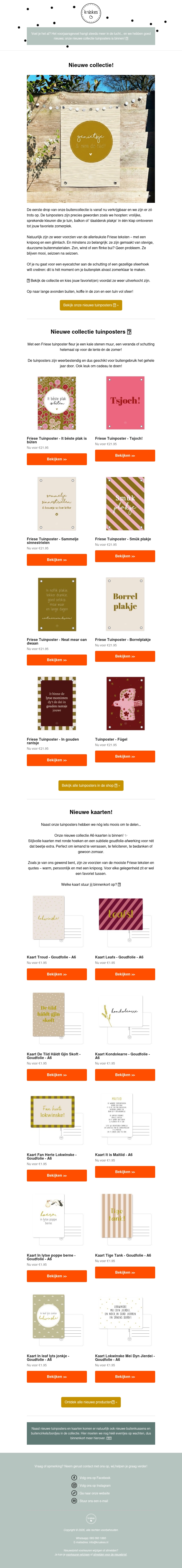 De nieuwe collectie tuinposters is binnen! 🙌🏼 De nieuwe collectie tuinposters is binnen! 🙌🏼