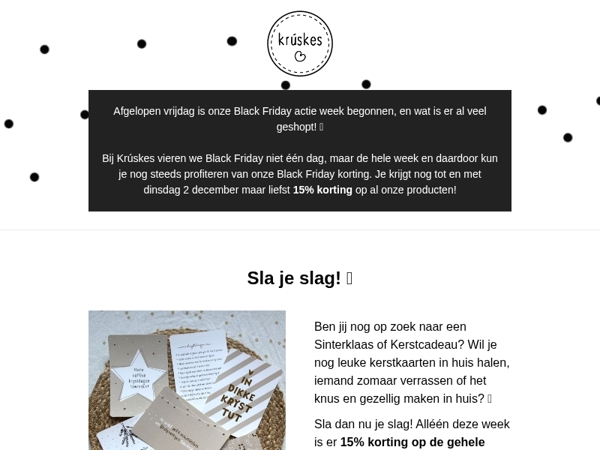 Heb jij al geprofiteerd van onze Black Friday korting? 🔥