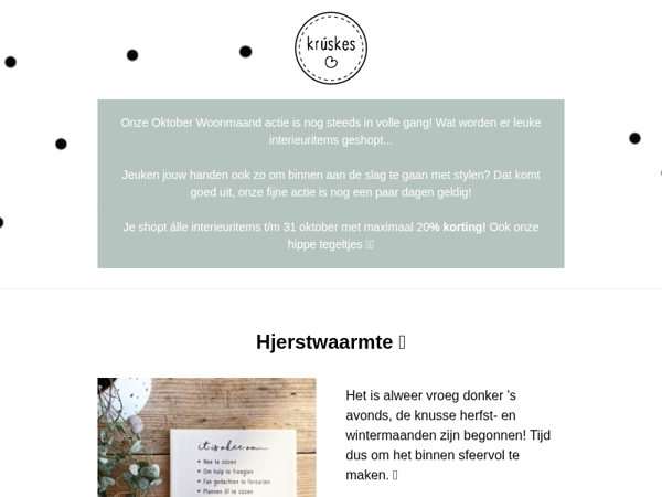 Herfstshoppen bij Krúskes! 🍂🎁