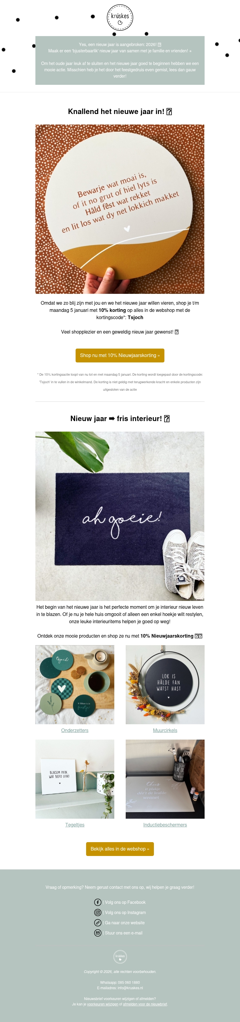 📢 Nieuwjaarsactie! 📢 Nieuwjaarsactie!
